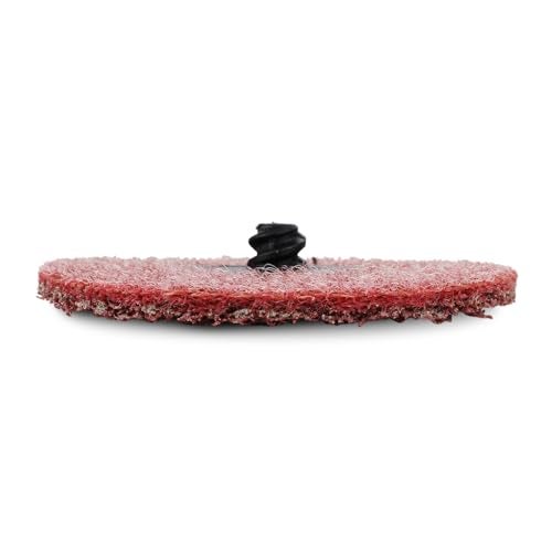 BHA Surface Conditioning Quick Change Discs, 3" Red (Medium) Prep Pad - 25 Pack - Image 4