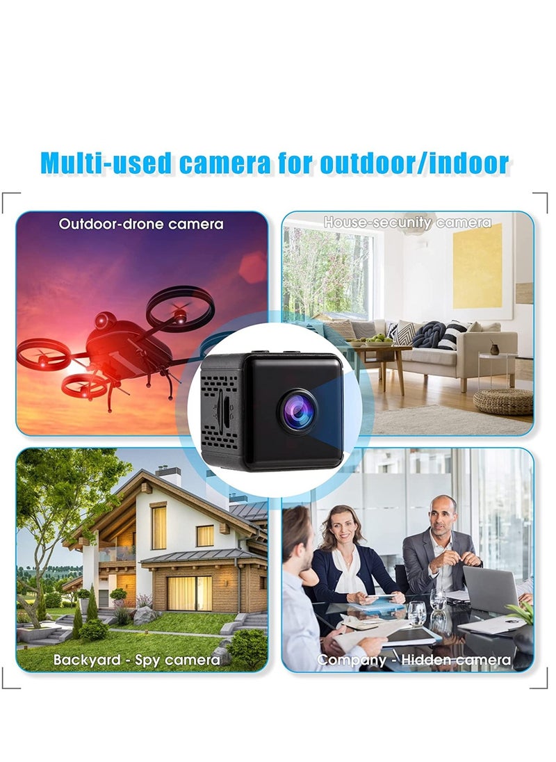 Mi VAZA Mini HD 4K Nanny Camera Night Vision And Motion Detection-Wireless WiFi With Remote Control Black Belt 32GB Memory Card  - Image 5