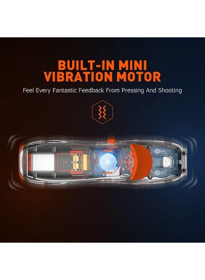 BIGBIG WON JET Automatic Laser Gaming Mobile Triggers by BIGBIG WON, Super Fast Shooting, 75mah long lasting battery,High-Frequency Burst Mode, Alloy Buttons, IPhone/Android Compatible, PUBG Battlefield Accessory - 2 pieces left and right - Image 5