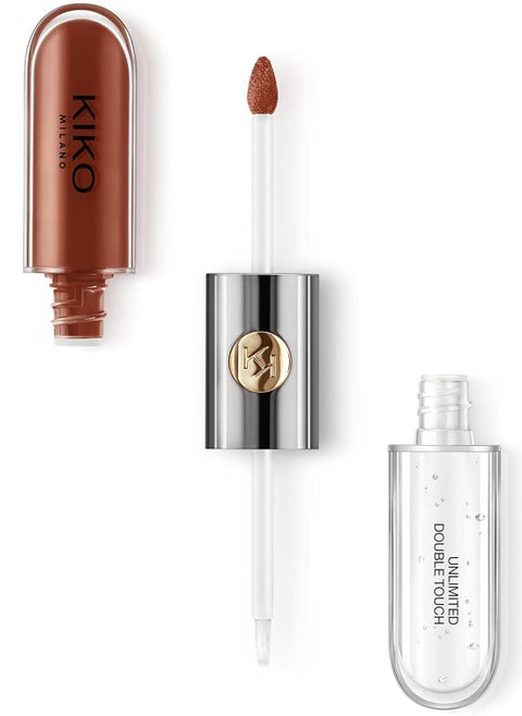 Unlimited Double Touch 128 | Liquid Lipstick With A Bright Finish In A Two-Step Application. Lasts Up To 12 Hours. No-Transfer Base Colour