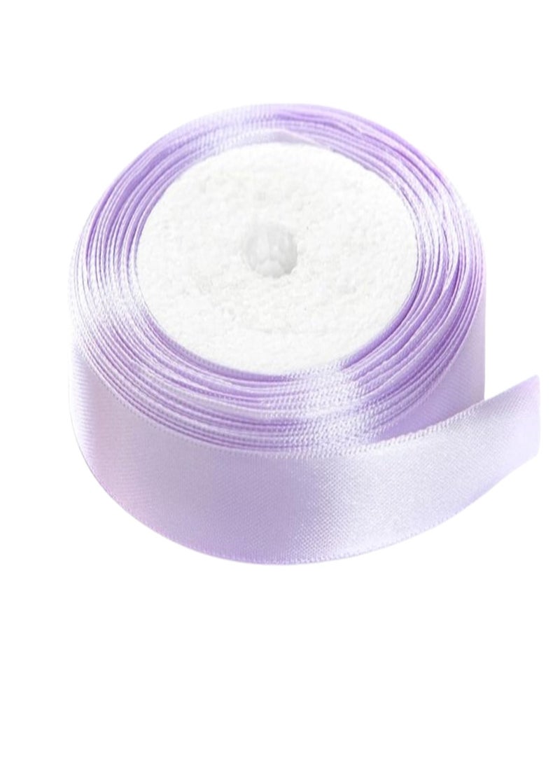 شريط ساتان 5 قطع بعرض 25 مم لون بنفسجي فاتح - Image 2