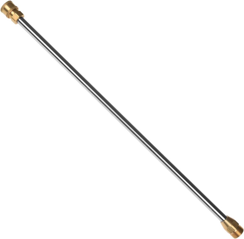 Sooprinse Pressure Washer Wand,Stainless Steel Quick Connect Lance,Replacement Spray Wand,16",5000PSI - Image 1