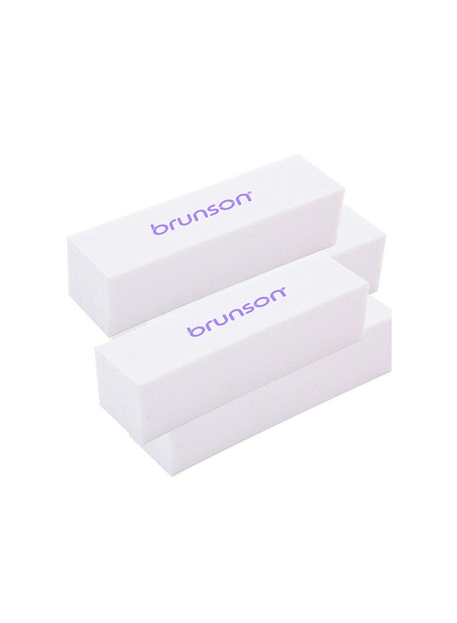 brunson 10 Pieces Buffer, Polisher Sponge Sanding Block Files Manicure, Pedicure Grinding And Nail Art Tools, EB-402W - Image 2