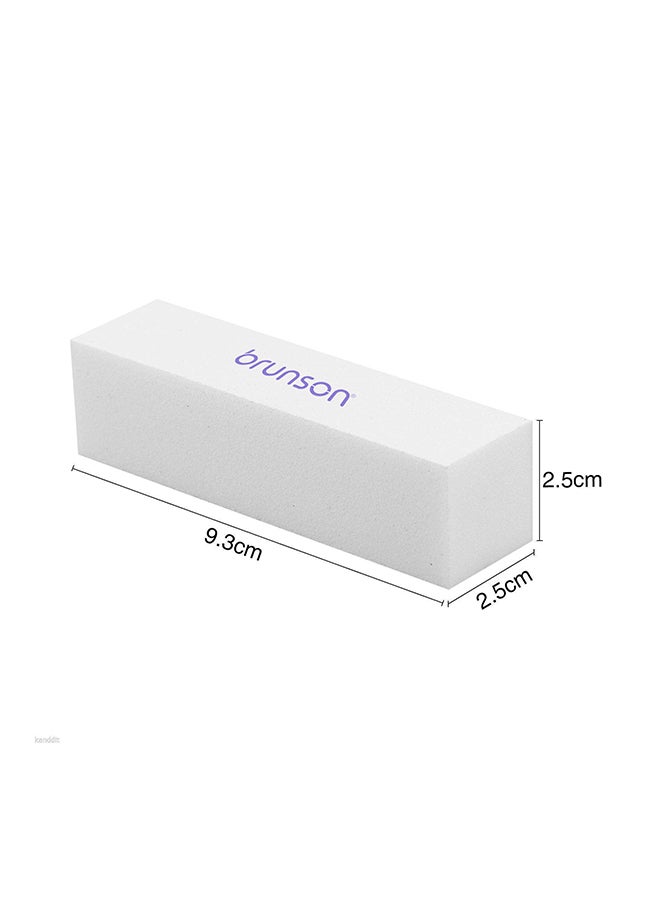 brunson 10 Pieces Buffer, Polisher Sponge Sanding Block Files Manicure, Pedicure Grinding And Nail Art Tools, EB-402W - Image 4