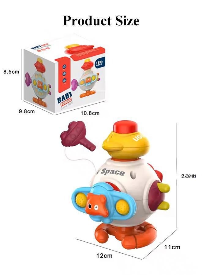 ألعاب مونتيسوري 6 في 1، ألعاب تعليمية متعددة الوظائف للأطفال، ألعاب تفاعلية حسية للأطفال، لعبة للتعليم المبكر، لعبة تعلم للأطفال، ألعاب إدراكية للأطفال، ألعاب نشاط متعددة السطوح لتنمية المهارات الحركية الدقيقة والإدراك. - Image 2