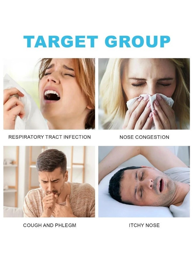 Magnetic Nasal Strips For Nose Snoring Relief 30 Day Supply (60 Pcs Black) Extra Strength Sweat Resistant Skin Safe Enhances Oxygen Intake & Improves Sleep Quality - Image 3