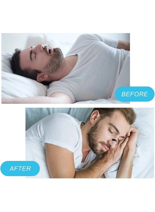 Magnetic Nasal Strips For Nose Snoring Relief 30 Day Supply (60 Pcs Black) Extra Strength Sweat Resistant Skin Safe Enhances Oxygen Intake & Improves Sleep Quality - Image 5