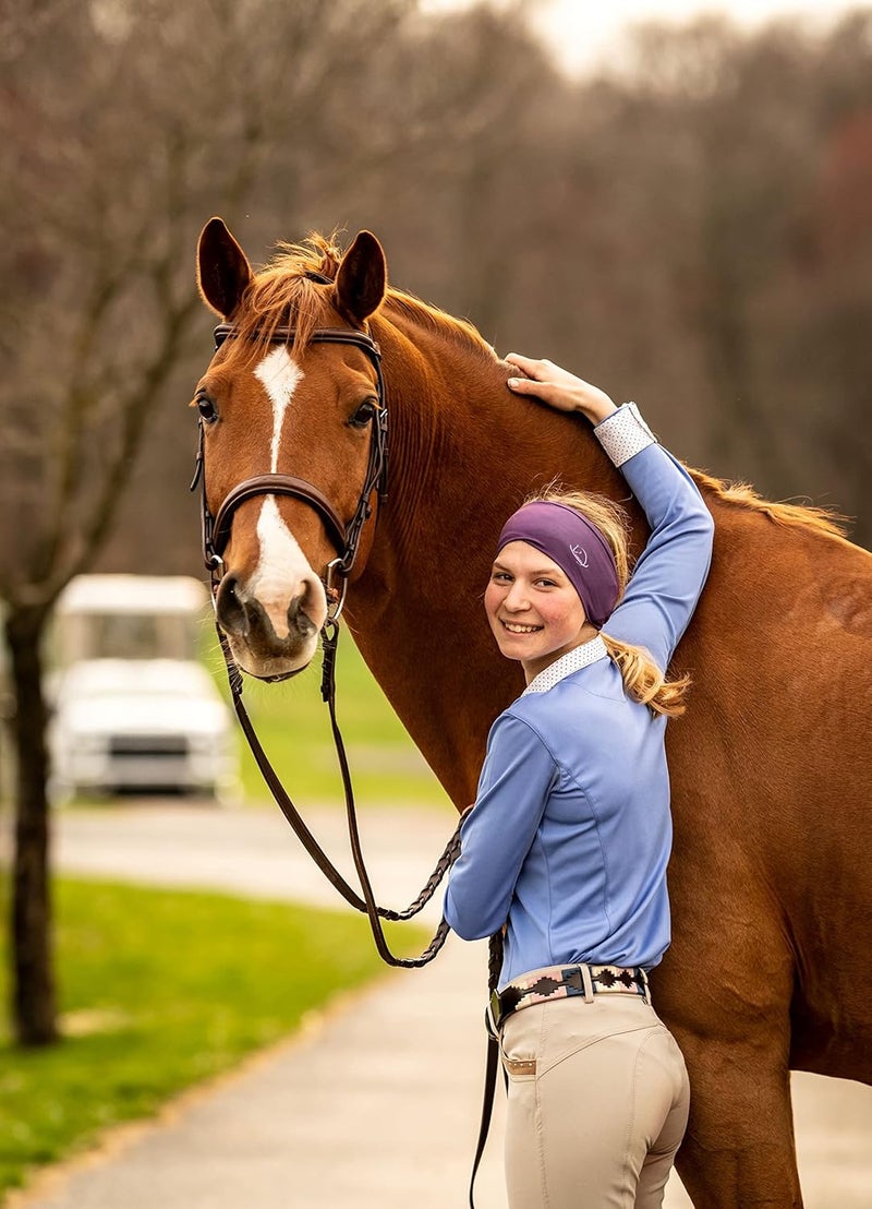 myMareCo Equestrian Headbands Designed to Wick Moisture and Protect Hair Under Helmets, for Horseback Riding, Biking, and Securing Ear Buds - Image 5