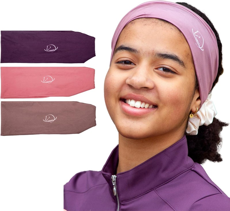 myMareCo Equestrian Headbands Designed to Wick Moisture and Protect Hair Under Helmets, for Horseback Riding, Biking, and Securing Ear Buds - Image 1