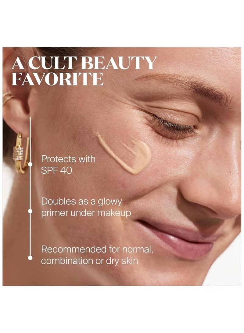 Supergoop! Glowscreen SPF 40, Sunrise (Champagne Glow) - 1.7 fl oz - Glowy Primer + Broad Spectrum Tinted Sunscreen - Helps Filter Blue Light - Hydration - Hyaluronic Acid & Vitamin B5 - Image 2