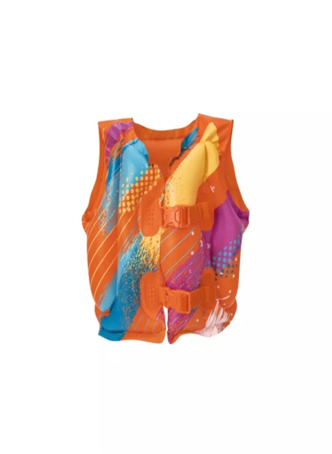 Bestway Swim Safe Inflatable Colorful Swimming Vest 41x30cm - Image 1