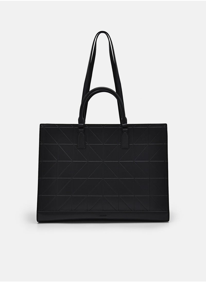 Pedro - Pedro Studio Leather Pixel Tote Bag - Image 1