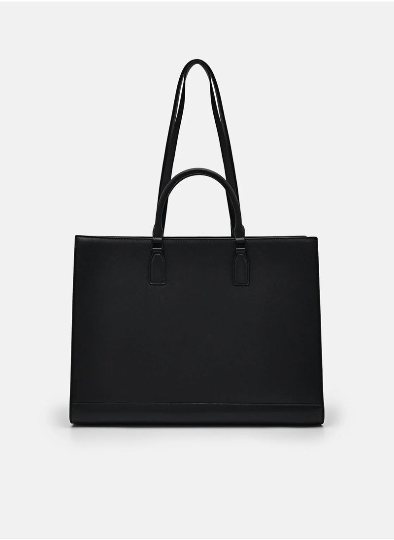 Pedro - Pedro Studio Leather Pixel Tote Bag - Image 1