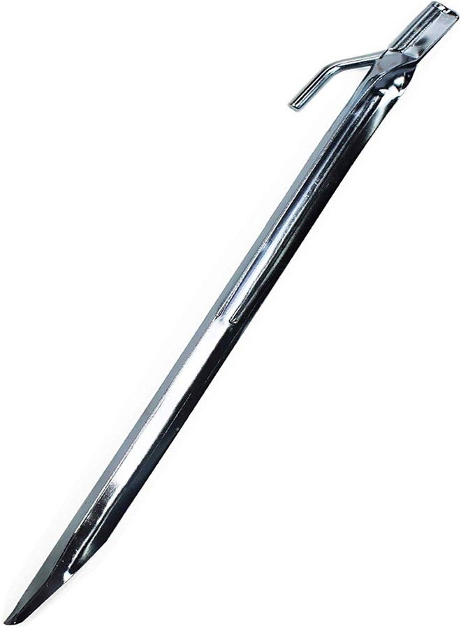 Army Universe Heavy Duty Metal Sturdy Steel Tent Solid Stakes V Spikes 12" Outdoor Garden Camping Shelter Canopy Pergolas Peg Nails (10-Pack) - Image 1