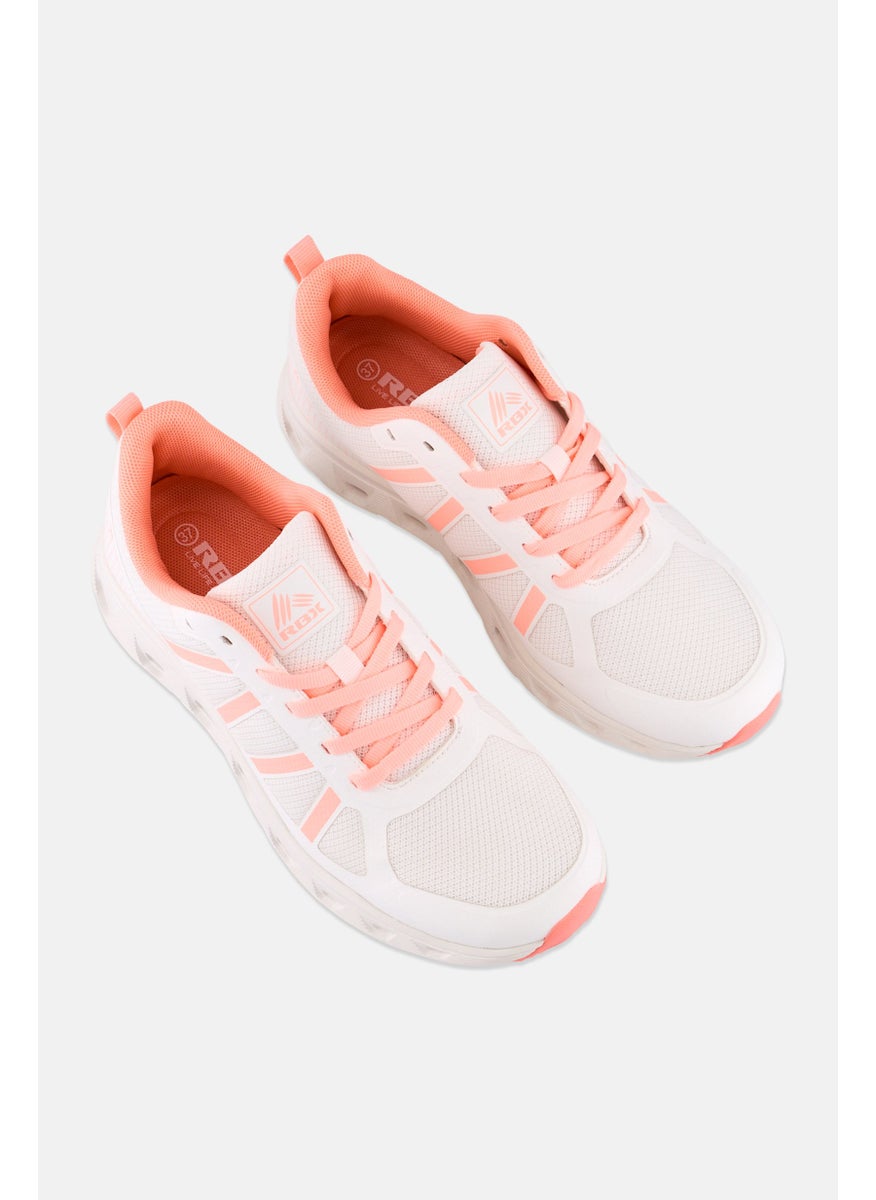 RBX Women Lace Up Brand Logo Training Shoes, Multicolor  - Image 4