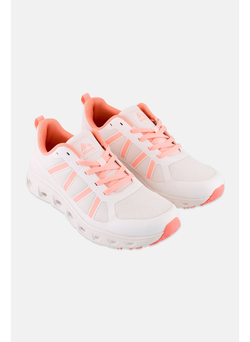 RBX Women Lace Up Brand Logo Training Shoes, Multicolor  - Image 1