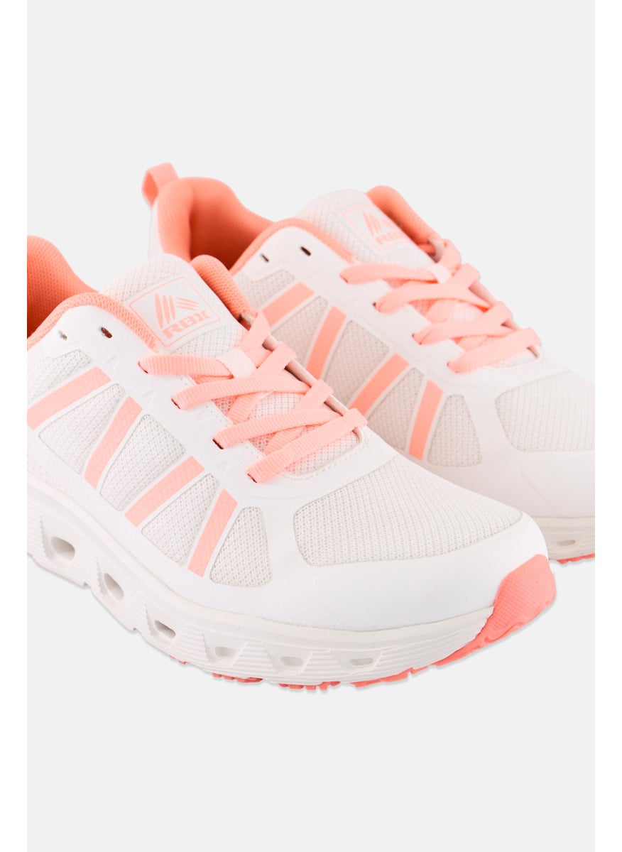 RBX Women Lace Up Brand Logo Training Shoes, Multicolor  - Image 3