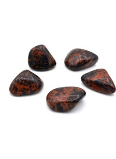 Murty99 Genuine Drum Natural Mahogany Obsidian Rock Piece 1st quality  - Image 2