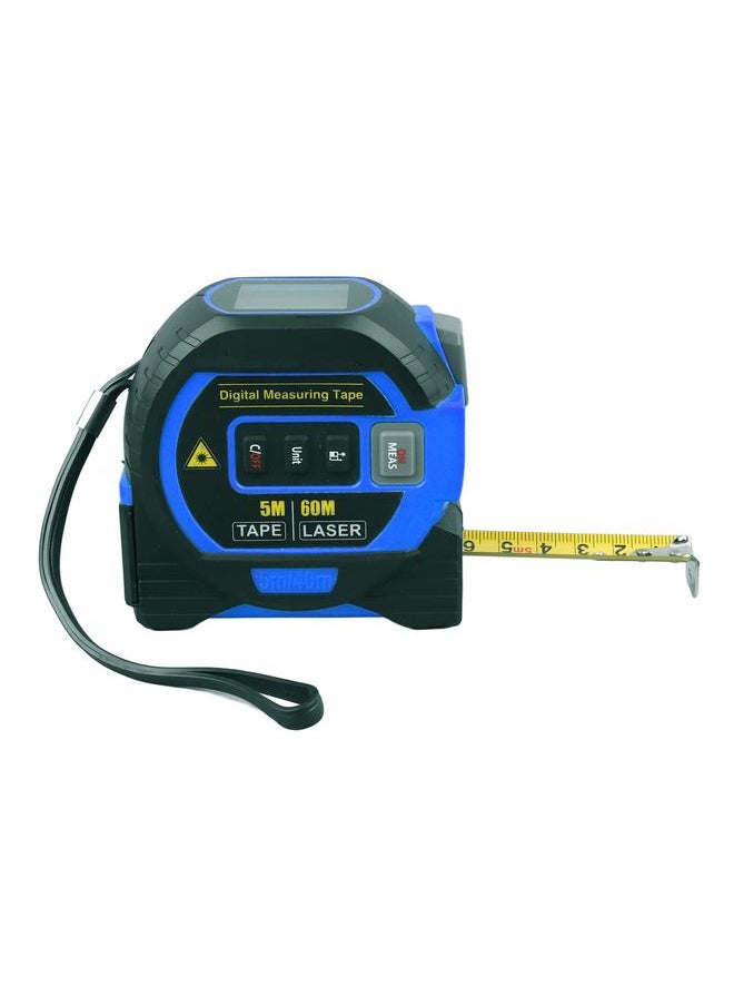 Thoraya - 3 In 1 Digital Tape Measure Blue High Elasticity Accurate Auto Lock Digital Distance Tape for Bearing Testing 60m/196.9ft - Image 1