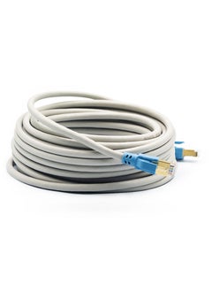 MOWSIL Ethernet Cable Cat7 10M Gigabit Network Cable High-Speed Flat 10Gbps Shielded Internet Cable RJ45 Ethernet Cable Patch Cable Compatible for Gaming PS5 PS4 PS3 Xbox Laptop Modem Router Computer  - Image 1