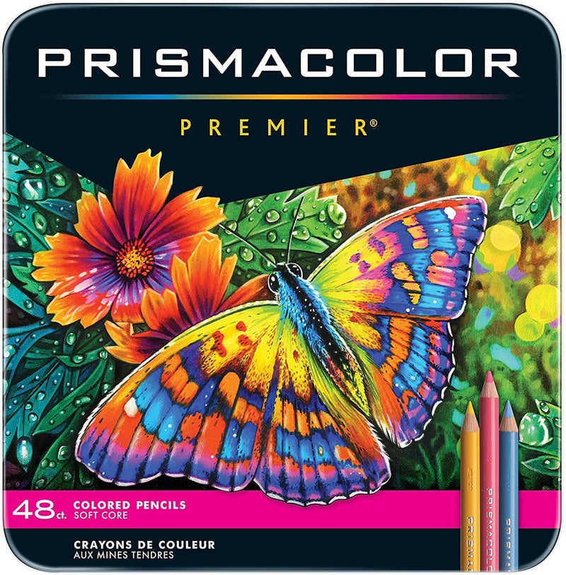 Prismacolor أقلام تلوين بريزما كولور بريميير 48 لون ناعمة القلب - Image 1