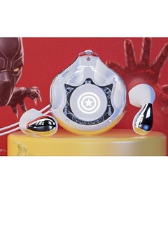 Avengers KMV-03 Wireless Bluetooth Earbuds Gaming Headphones Long Battery Life Headset Low Latency HIFI Stereo Sound with Music Noise Cancellation Calls White