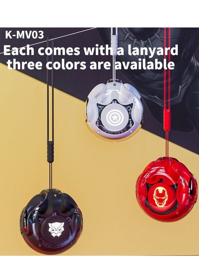 AVENGERS - Avengers KMV-03 Wireless Bluetooth Earbuds Gaming Headphones Long Battery Life Headset Low Latency HIFI Stereo Sound with Music Noise Cancellation Calls White - Image 1