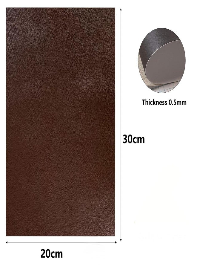 Xeerabdi Self-Adhesive Brown Leather Sticker with Adhesive for Sofas,Car-Bike Seat,Chairs and More–High Durability and Fastest Repair Solution for Damage Leather Surface (Size 30x60cm) (4) - Image 2