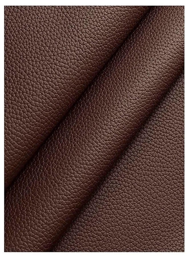 Xeerabdi Self-Adhesive Brown Leather Sticker with Adhesive for Sofas,Car-Bike Seat,Chairs and More–High Durability and Fastest Repair Solution for Damage Leather Surface (Size 30x60cm) (4) - Image 1