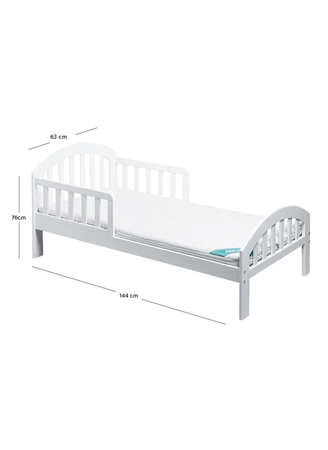Bumble & Bird Ava Toddler Wooden Bed - White  - Image 2