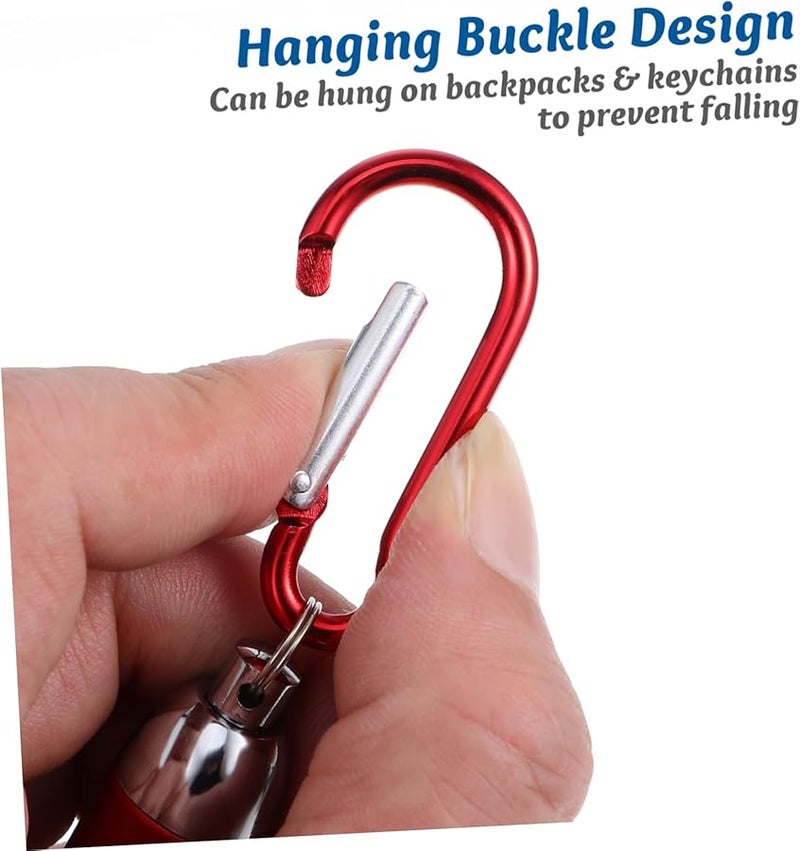 12Pcs Mini LED Keychain Flashlight Aluminum Alloy Torch For Camping Outdoor Home Bag - Image 4