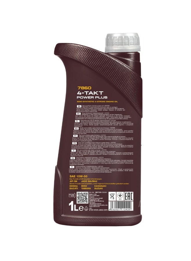 MANNOL 4-Takt Power Plus 15W-50 7860 - Image 2