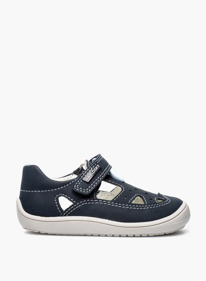 بابلوسكي Comfort Sandals With Hook & Loop Closure, Cutout Design