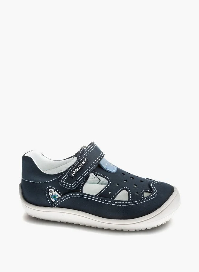 بابلوسكي Comfort Sandals With Hook & Loop Closure, Cutout Design