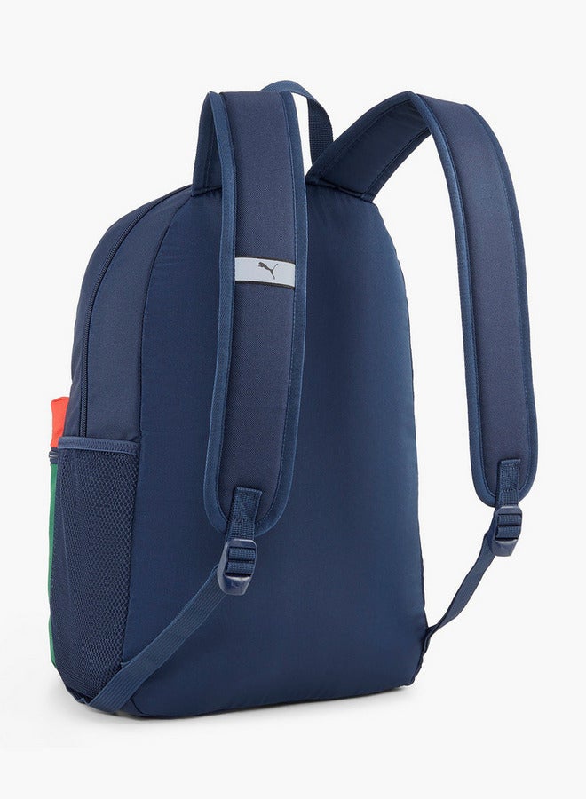 PUMA Colourblock School Backpack With Adjustable Straps And Zip Closure - Image 2