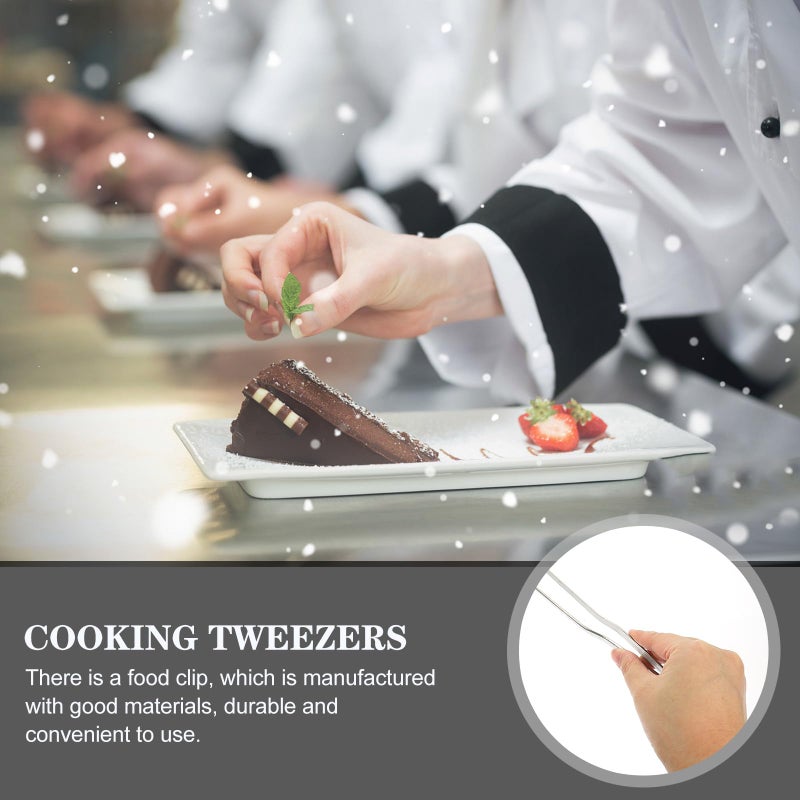 30cm 304 Stainless Steel Cooking Tweezers Kitchen Utensil For Professional And Home Use - Image 4