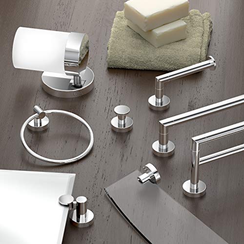 Gatco 4632 Glam Towel Ring, Chrome / Wall Mounted 6.5" Towel Ring for Bathroom - Image 2