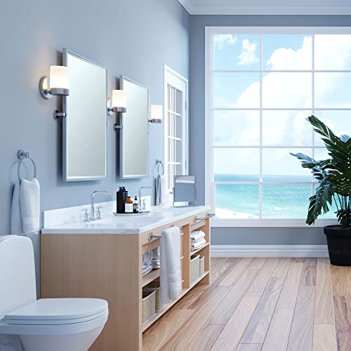 Gatco 4632 Glam Towel Ring, Chrome / Wall Mounted 6.5" Towel Ring for Bathroom - Image 3