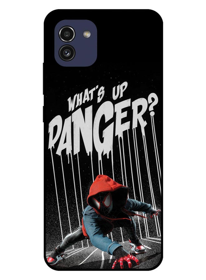 EYE CATCH Printed Protective Case Cover For Samsung Galaxy A03  -  What's Up Danger - Image 1