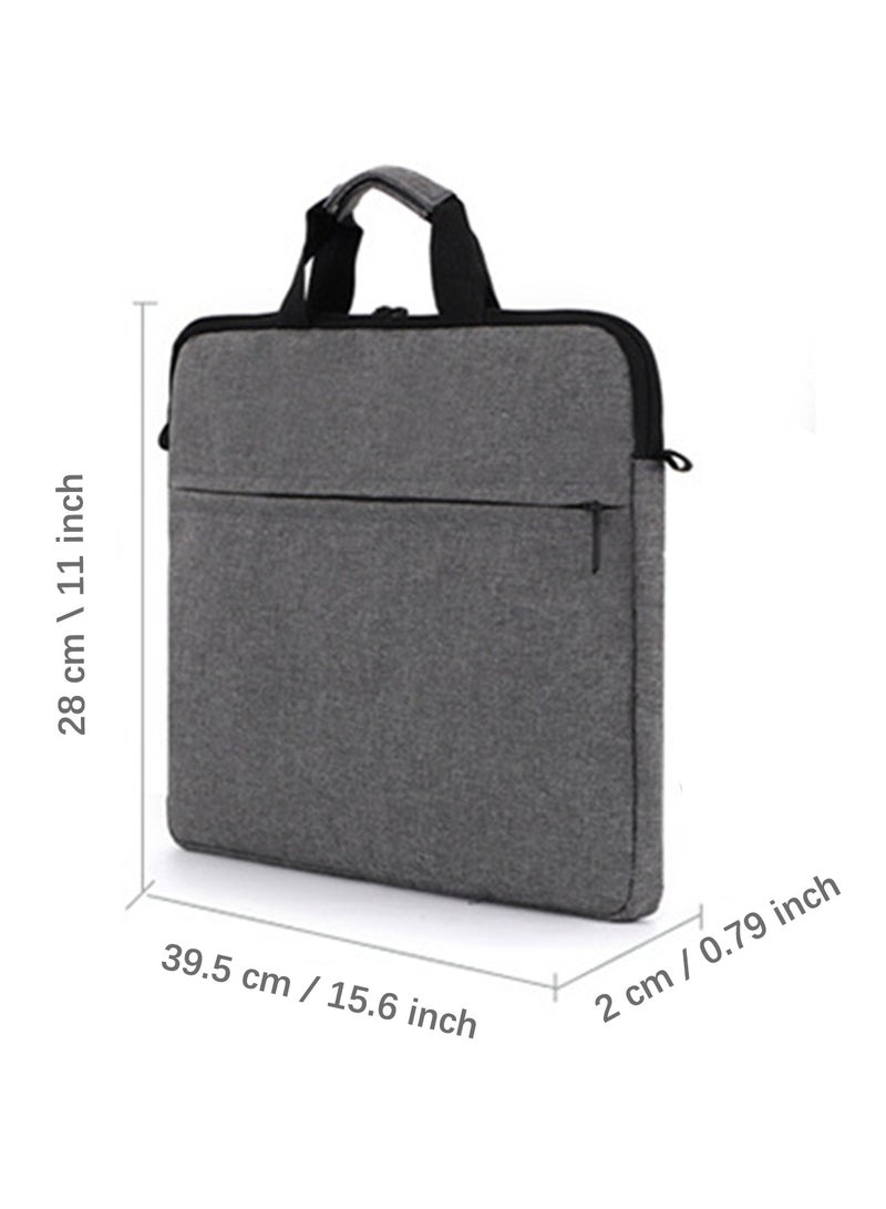 Strapless Laptop Sleeve,15.6 Inch Water Resistant Durable Computer Carrying Case,15.6 inch for HP, Dell, Acer Aspire, Asus Notebook, Laptop Protective Case with Pocket,Handle（Blue）  - Image 5
