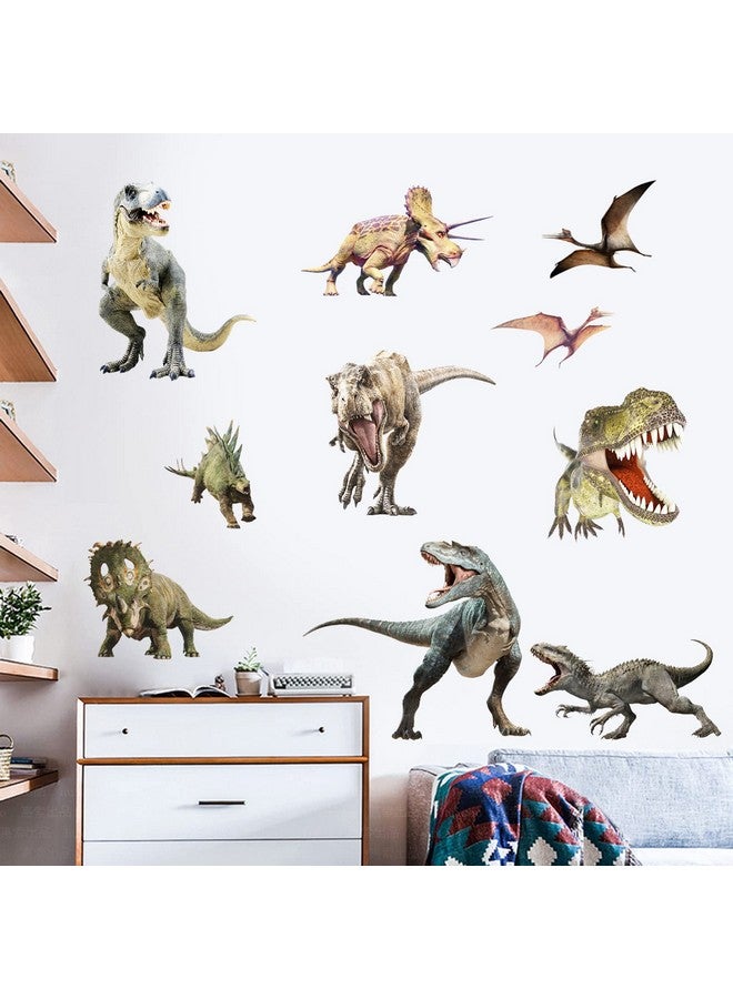 Kiddale Dinosaur Wall Decals for Boys Room, Peel & Stick Removable Dinosaur Wall Art Stickers for Kids Bedroom Nursery Living Room Birthday Party Decoration,Multicolor - Image 3