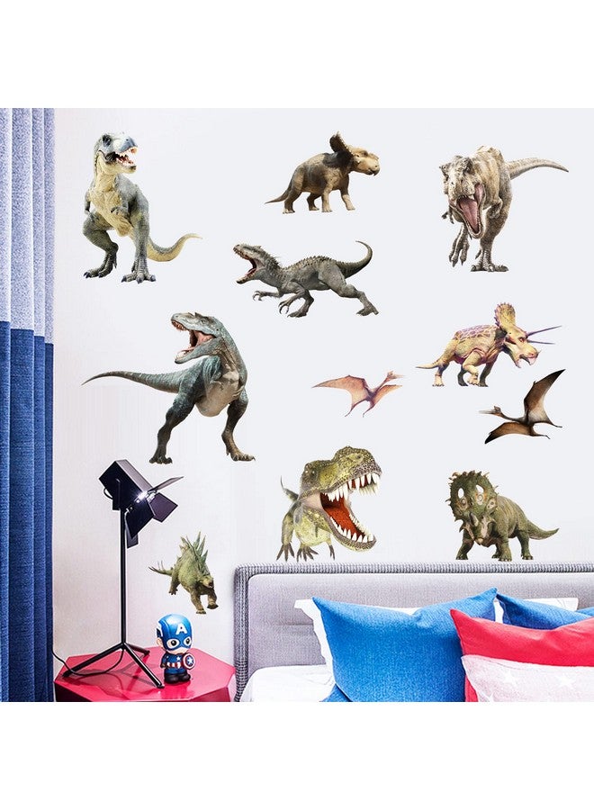 Kiddale Dinosaur Wall Decals for Boys Room, Peel & Stick Removable Dinosaur Wall Art Stickers for Kids Bedroom Nursery Living Room Birthday Party Decoration,Multicolor - Image 5