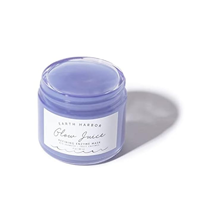 Earth Harbor | GLOW JUICE Refining Enzyme Mask | 100% Natural & Nontoxic | Red Seaweed + Fruit Enzymes | Brightens and Clarifies |2 oz - Image 2