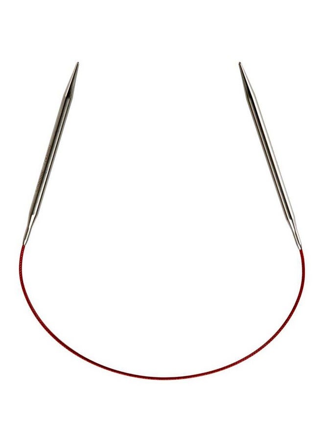 ChiaoGoo - ChiaoGoo Red Lace Circular 16 inch (40cm) Stainless Steel Knitting Needle Size US 7 (4.5mm) 7016-7 - Image 1