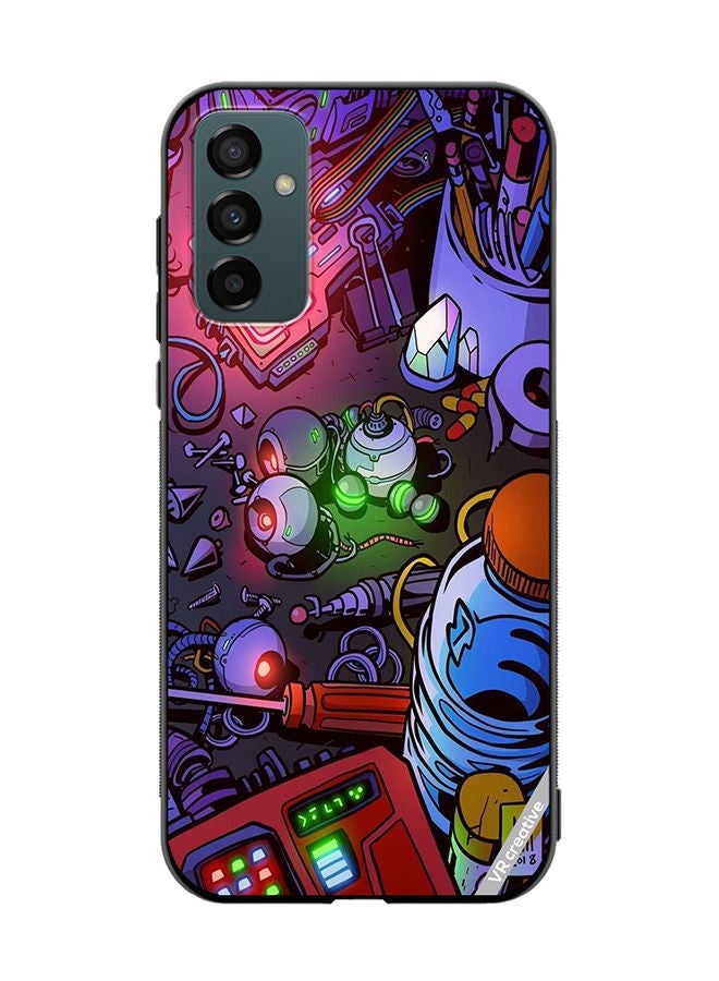 VR CREATIVE Protective Case Cover For Samsung Galaxy M23 Electirc Devices Design Multicolour - Image 1