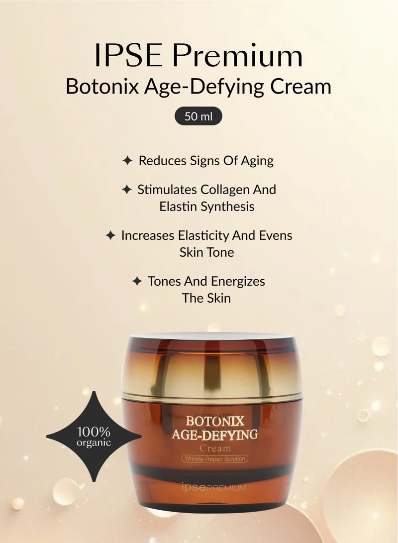 ipsePREMIUM Premium Botonix Korean Face Cream - 24K Gold Skin Care Anti Aging, Moisturizing Solution for Sensitive Skin - Reduce Fine Line