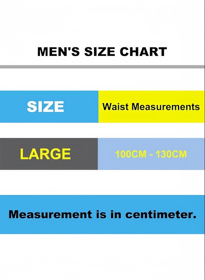 حزام خصر مطاطي بدون إبزيم للرجال، يناسب حلقات الحزام مقاس 4 سم، وحزام خصر مرن، وحزام خصر فيلكرو - Image 5
