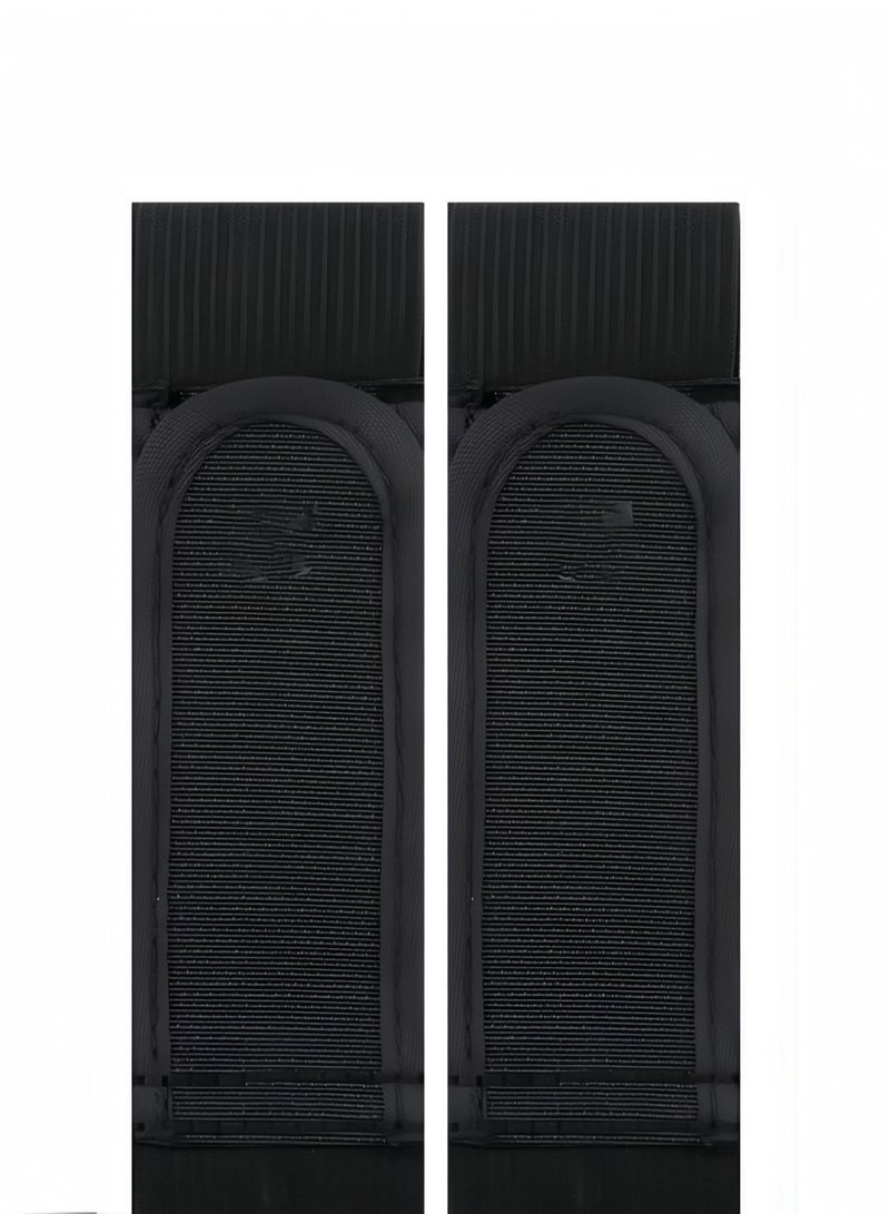 حزام خصر مطاطي بدون إبزيم للرجال، يناسب حلقات الحزام مقاس 4 سم، وحزام خصر مرن، وحزام خصر فيلكرو - Image 2