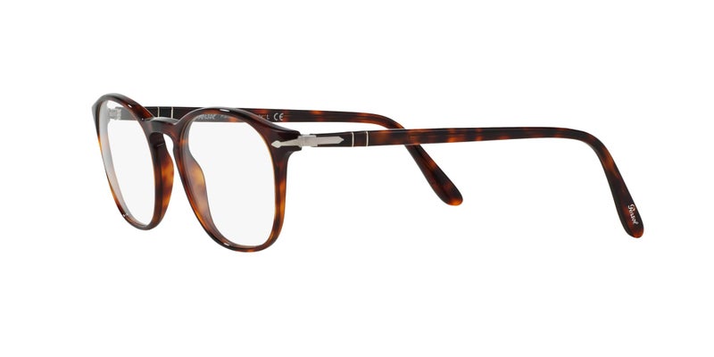 Persol PO3007V Square Prescription Eyewear Frames, Havana/Demo Lens, 50 mm - Image 3
