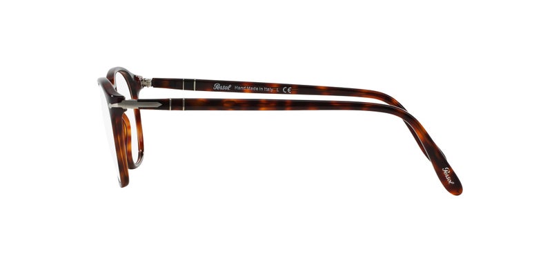 Persol PO3007V Square Prescription Eyewear Frames, Havana/Demo Lens, 50 mm - Image 4
